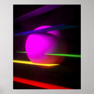 The Colours Fountain Poster