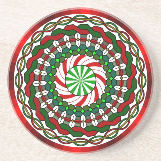 The Colours of Christmas Coaster (Front)