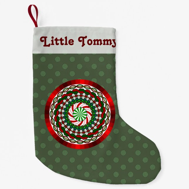 The Colours of Christmas Custom Stocking (Front)