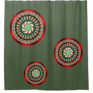 The Colours of Christmas Shower Curtain
