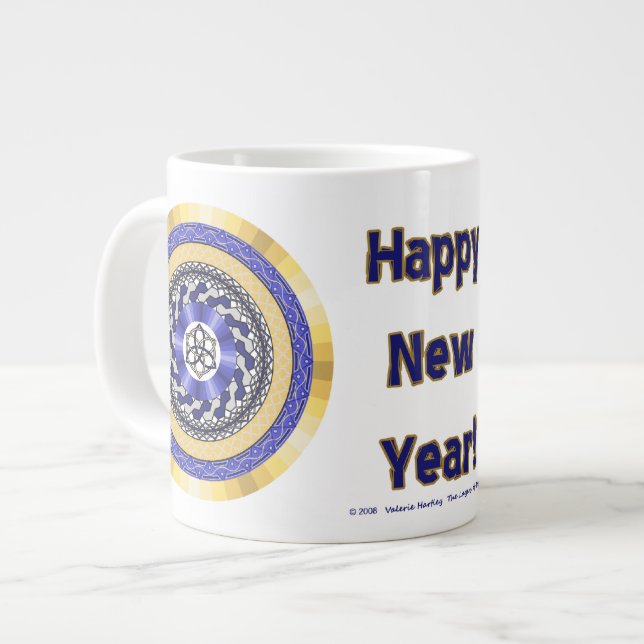 The Colours of New Years Speciality Mug (Front Left)