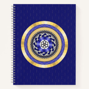 The Colours of New Years Spiral Notebook