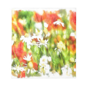 The Colours Of Spring On A Sunny Day Watercolor Notepad