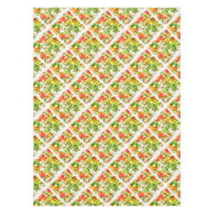 The Colours Of Spring On A Sunny Day Watercolor Tablecloth