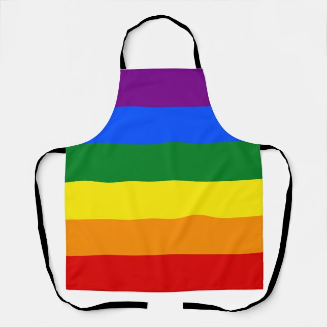 The colours of the rainbow apron (Front)