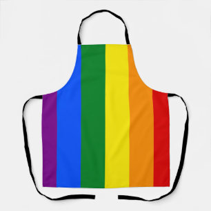 The colours of the rainbow apron