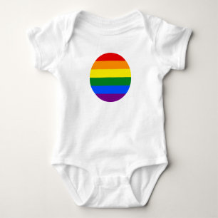 The colours of the rainbow baby bodysuit