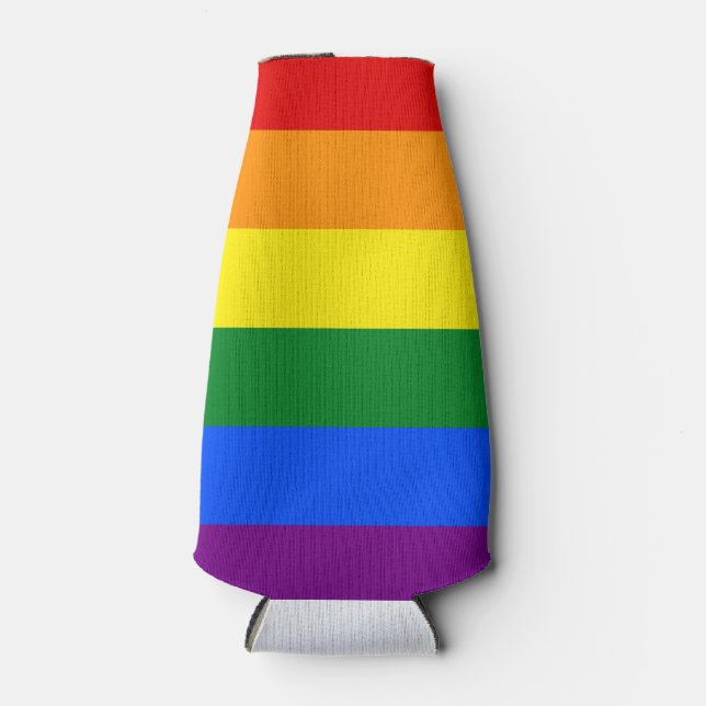 The colours of the rainbow bottle cooler (Front)