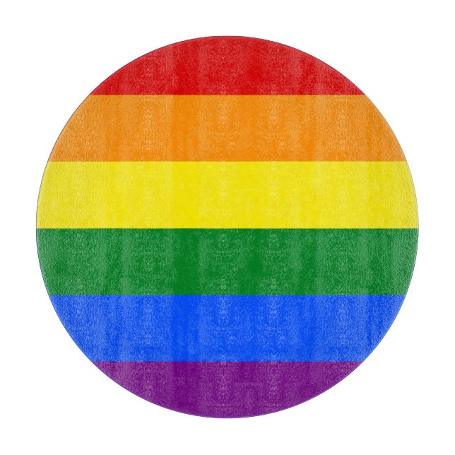 The colours of the rainbow cutting board (Front)