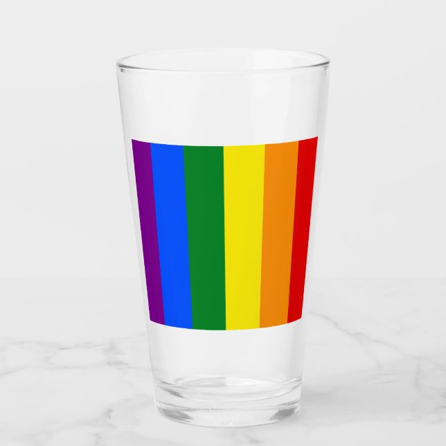 The colours of the rainbow glass (Front)