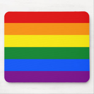 The colours of the rainbow mouse pad