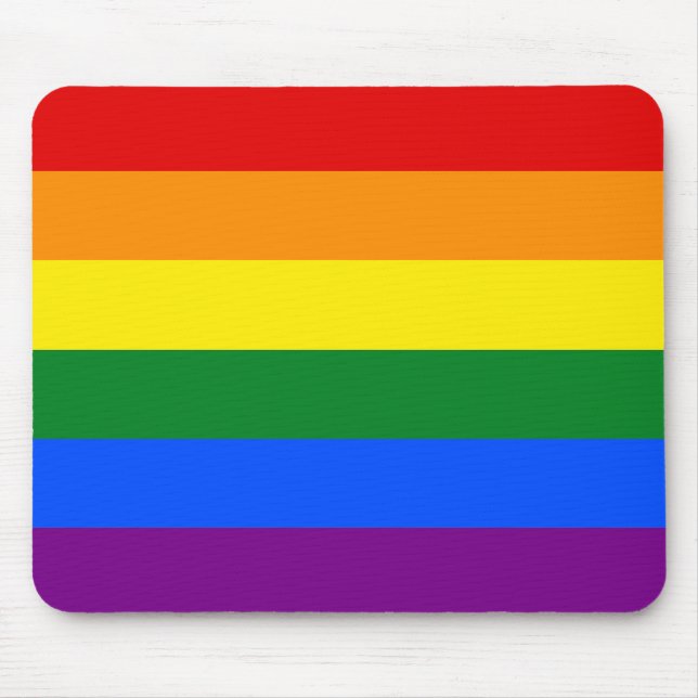 The colours of the rainbow mouse pad (Front)