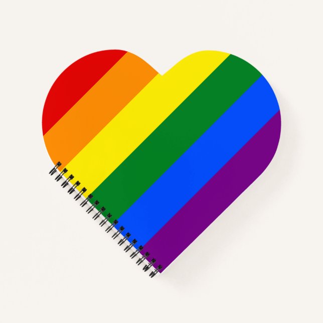 The colours of the rainbow notebook (Front)