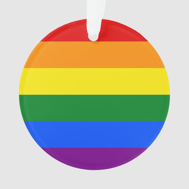 The colours of the rainbow ornament (Front)