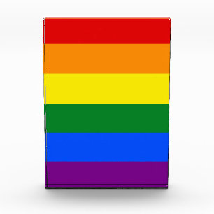 The colours of the rainbow photo block