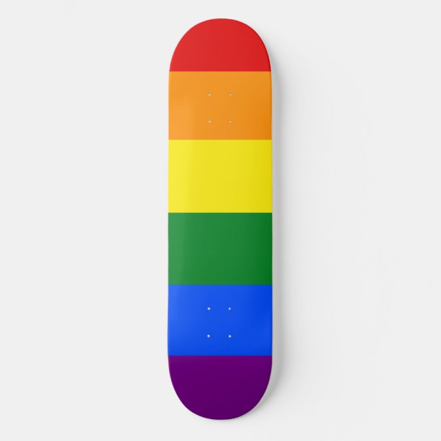 The colours of the rainbow skateboard (Front)