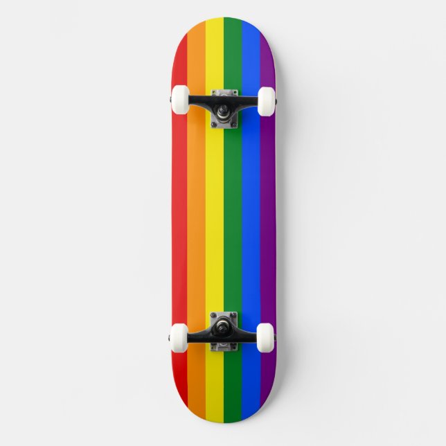 The colours of the rainbow skateboard (Front)