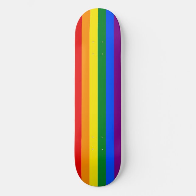 The colours of the rainbow skateboard (Front)