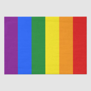 The colours of the rainbow tissue paper