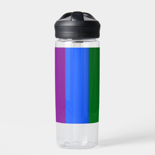 The colours of the rainbow water bottle (Front)