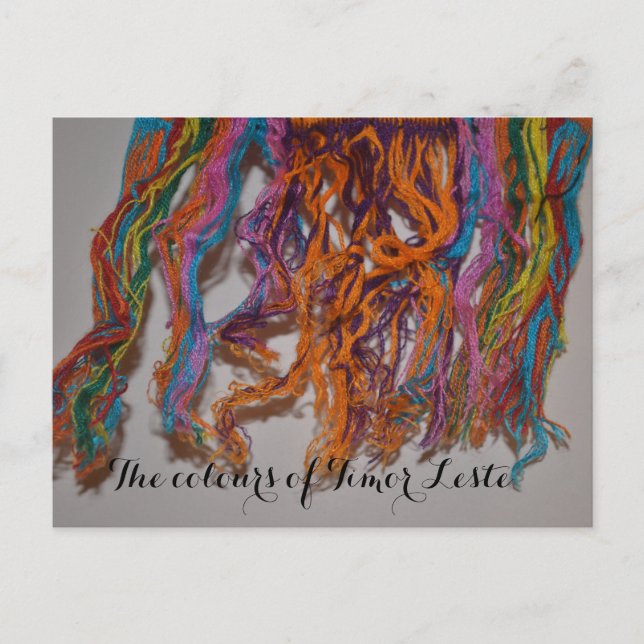 The colours of Timor Leste Postcard (Front)