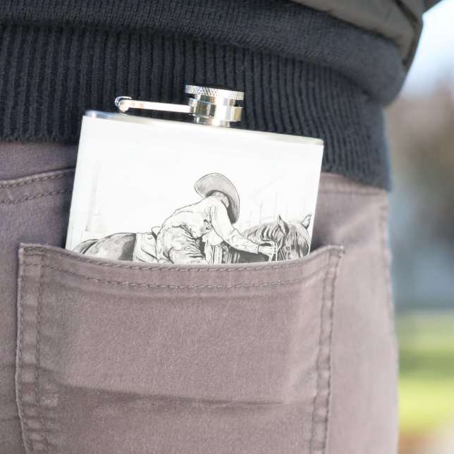 The Colt Starter Hip Flask (In Situ)