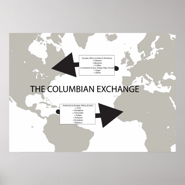 The Columbian Exchange Poster (Front)