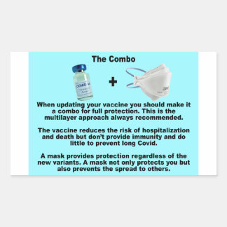 The combo- Vax & mask paper stickers