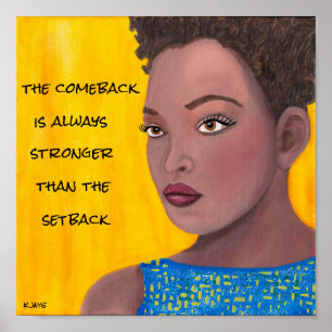 The Comeback - Inspirational Fine Art Poster