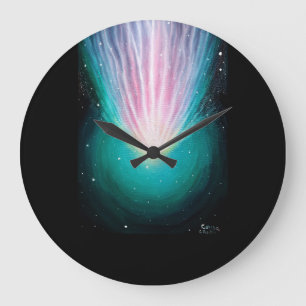 The comet Leonard  Large Clock