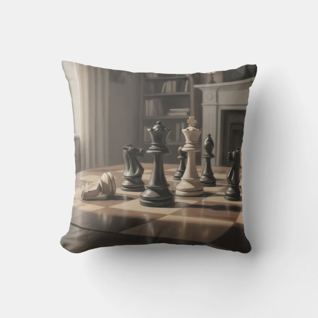 The Comfort of Checkmate Cushion (Front)