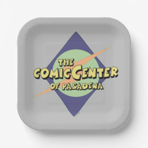 The Comic Centre of Pasadena Paper Plate