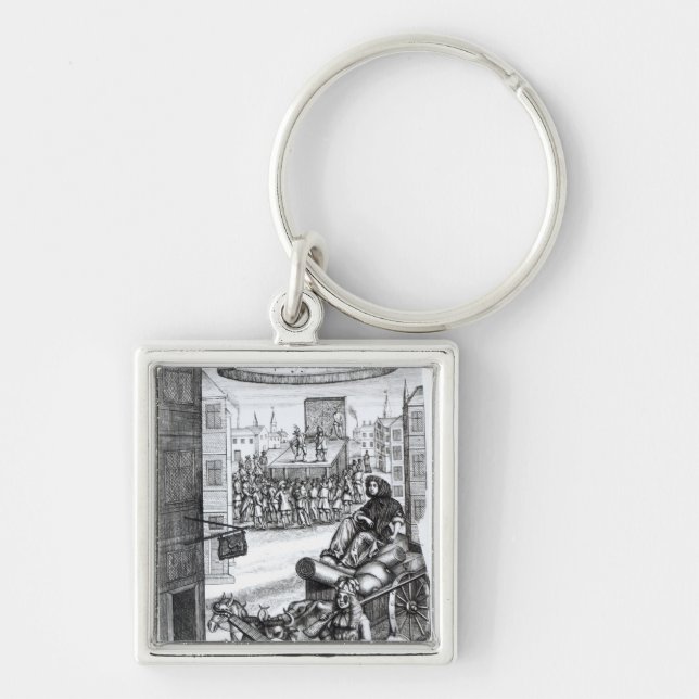 The Comical Romance' by Paul Scarron Key Ring (Front)