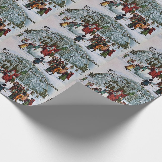 The Coming of Father Christmas Wrapping Paper (Corner)