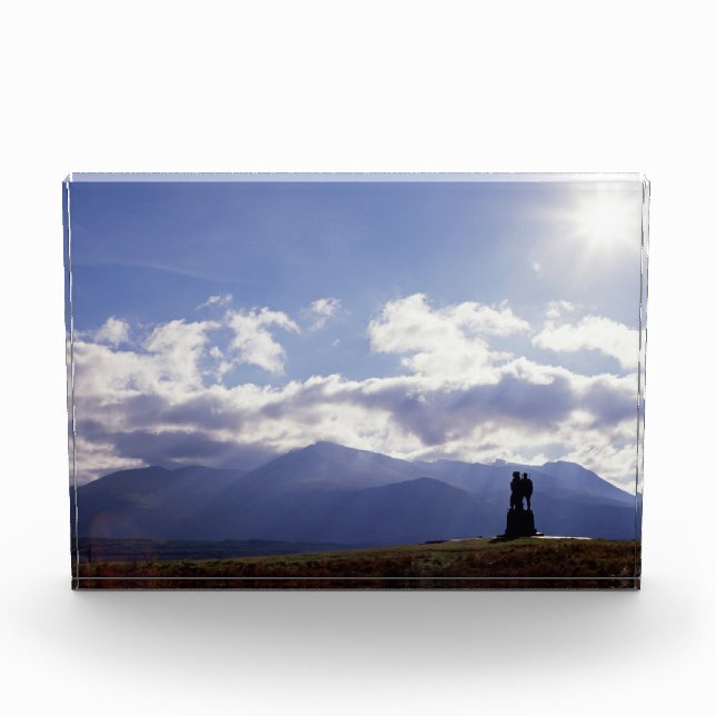 The Commando Monument Scotland Photo Block (Front)