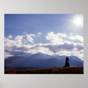 The Commando Monument Scotland Poster