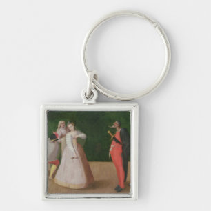 The Commedia dell'Arte Company Key Ring