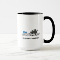 The Commish Coffee Cup Mug Custom Add League Name