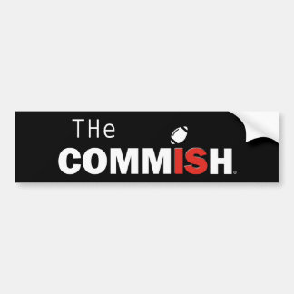 The Commish Fantasy Football Bumper Sticker