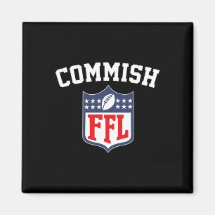 The Commish Funny Fantasy Football League Ffl Comm Magnet