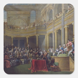 The Committee of Lyon, 26th January 1802, 1808 Square Sticker