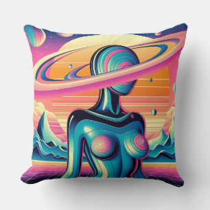 The Common Rounds of a Square Life Art Cushion