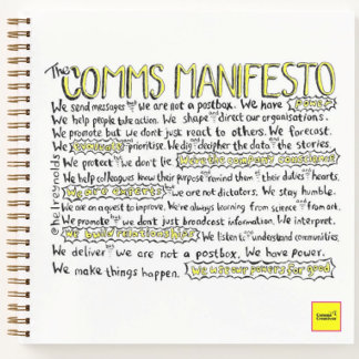 The Comms Manifesto notepad Notebook