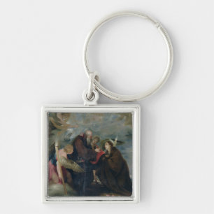 The Communion of St. Rose of Viterbo (The Virgin) Key Ring