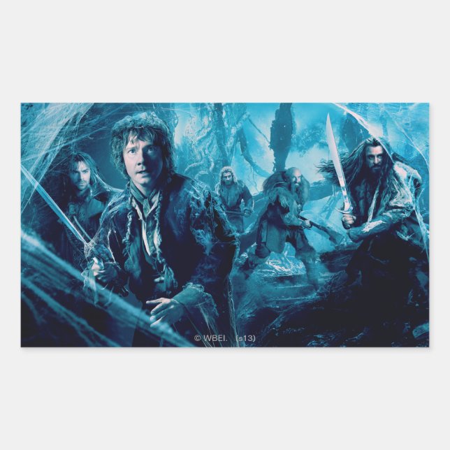 The Company In Mirkwood Rectangular Sticker (Front)