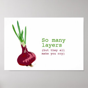 The complicated onion poster