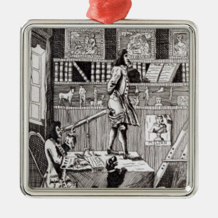 The complicated Richardson, 1724 Metal Tree Decoration