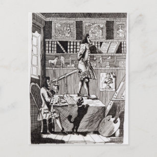 The complicated Richardson, 1724 Postcard