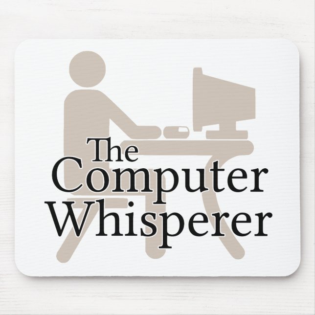 The Computer Whisperer Mouse Pad (Front)