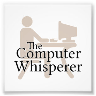 The Computer Whisperer Photo Print